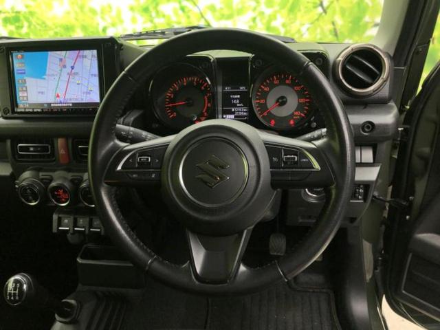 ジムニー ４ＷＤ　ＸＣ　新品タイヤ／純正　８インチ　ＳＤナビ／セーフティサポート（スズキ）／シートヒーター　前席／車線逸脱防止支援システム／ヘッドランプ　ＬＥＤ／ＥＴＣ／ＡＢＳ／横滑り防止装置／クルーズコントロール　４ＷＤ（14枚目）