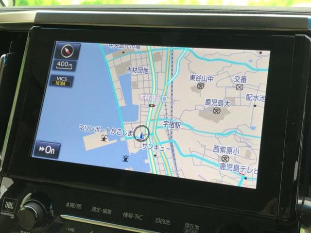 アルファードハイブリッド ４ＷＤハイブリッドＧ　Ｆパッケージ　サンルーフ／ＪＢＬ／保証書／純正　ＳＤナビ／トヨタセーフティセンス／両側電動スライドドア／シートヒーター　前席／車線逸脱防止支援システム／シート　フルレザー／電動バックドア／ドライブレコーダー　前後（10枚目）