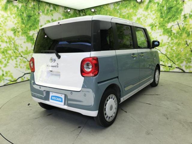 ムーヴキャンバス ストライプスＧターボ　新品タイヤ／保証書／純正　ＳＤナビ／スマートアシスト（トヨタ・ダイハツ）／両側電動スライドドア／シートヒーター／パノラマモニター／車線逸脱防止支援システム／ドライブレコーダー　純正　全周囲カメラ（3枚目）