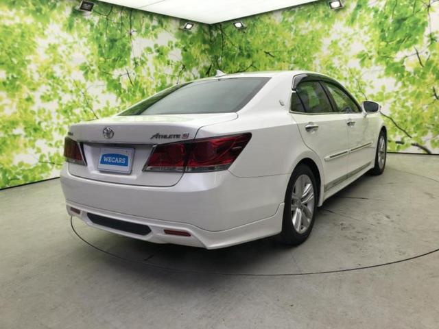 クラウン アスリートS エアロ/保証書/純正 8インチ SDナビ/ヘッドランプ LED/ETC/EBD付ABS/横滑り防止装置/バックモニター/フルセグTV/DVD/エアバッグ 運転席/エアバッグ 助手席/MTモード付き(3枚目)