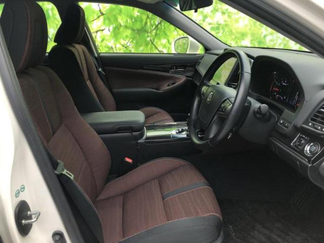 クラウン アスリートS エアロ/保証書/純正 8インチ SDナビ/ヘッドランプ LED/ETC/EBD付ABS/横滑り防止装置/バックモニター/フルセグTV/DVD/エアバッグ 運転席/エアバッグ 助手席/MTモード付き(4枚目)