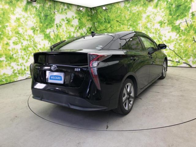 プリウス Ｓツーリングセレクション　新品タイヤ／保証書／純正　９インチ　ＳＤナビ／トヨタセーフティセンス／シートヒーター／車線逸脱防止支援システム／シート　合皮／ヘッドランプ　ＨＩＤ／Ｂｌｕｅｔｏｏｔｈ接続／ＥＴＣ／ＥＢＤ付ＡＢＳ（3枚目）