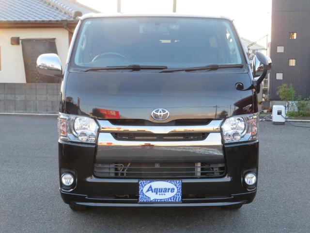 ハイエースバン スーパーGL ダークプライム GRバージョン2エアロ SDナビ フルセグテレビ Bluetooth バックカメラ ドラレコ ビルトインETC 禁煙車(2枚目)