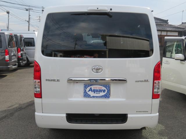 ハイエースバン ロングスーパーGL ワンオーナー 両側パワースライドドア 純正ナビ フルセグテレビ Bluetooth ETC 全方位カメラ(6枚目)