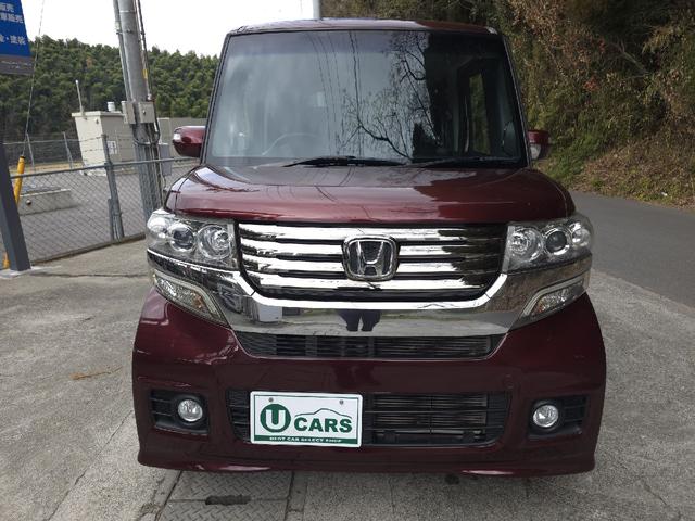 Ｎ－ＢＯＸカスタム Ｇ・Ｌパッケージ　バックカメラ　両側スライド・片側電動　ナビ　ＨＩＤ　スマートキー　アイドリングストップ　ベンチシート　ＣＶＴ　盗難防止システム　ＡＢＳ　ＥＳＣ　チップアップシート　アルミホイール　エアコン（4枚目）