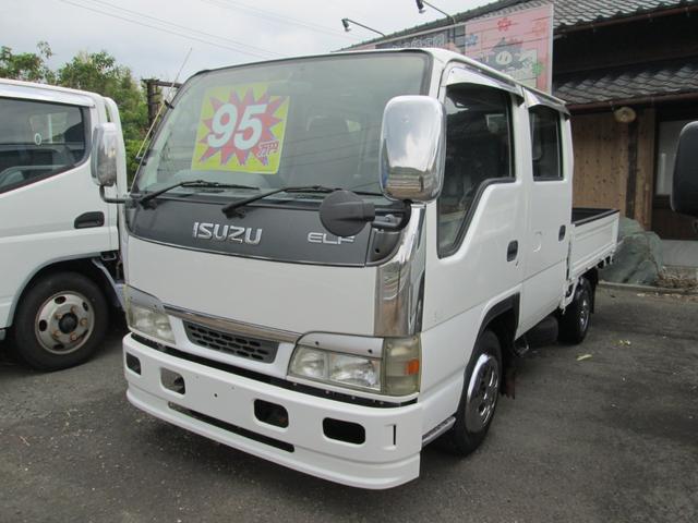 いすゞ エルフトラック WキャブフラットローLTD 3100ディーゼル 6人乗 マニュアル5速ミッション車の中古車|グーネット中古車 エルフ メッキミラーカバー 1個からの販売 いすゞ純正部品 パーツ オプション