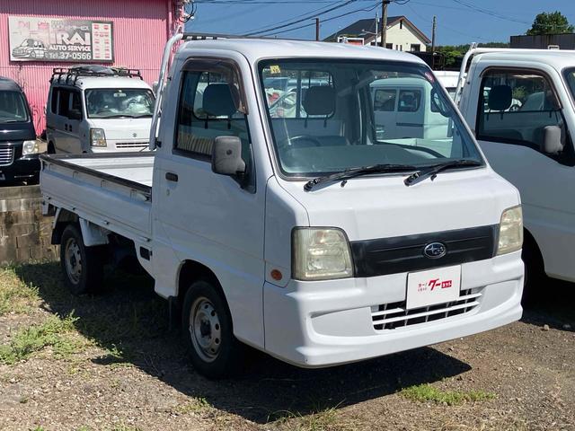 サンバートラック 　４ＷＤ　軽トラック　ＭＴ　エアコン　運転席エアバッグ（3枚目）