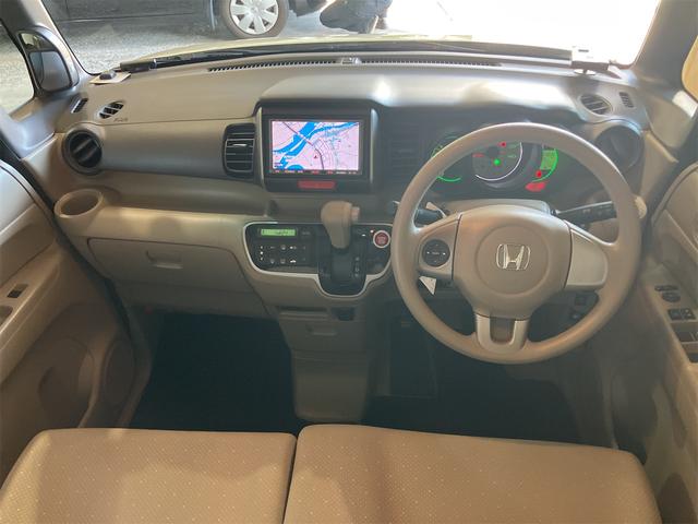 Ｎ－ＢＯＸ Ｇ・Ｌパッケージ　ＥＴＣ　両側スライド・片側電動　ナビ　ＴＶ　スマートキー　アイドリングストップ　電動格納ミラー　ＣＶＴ　盗難防止システム　ＡＢＳ　ＥＳＣ　ＣＤ　ＤＶＤ再生　ミュージックプレイヤー接続可　衝突安全ボディ（2枚目）