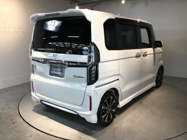 N-BOXカスタム G・EXホンダセンシング メモリーナビ フルセグ リアカメラ ETC ドラレコ 衝突被害軽減装置 エアコン 盗難防止システム PW ドライブレコーダー キーフリーシステム ナビTV クリアランスソナー サイドエアバッグ ABS(8枚目)