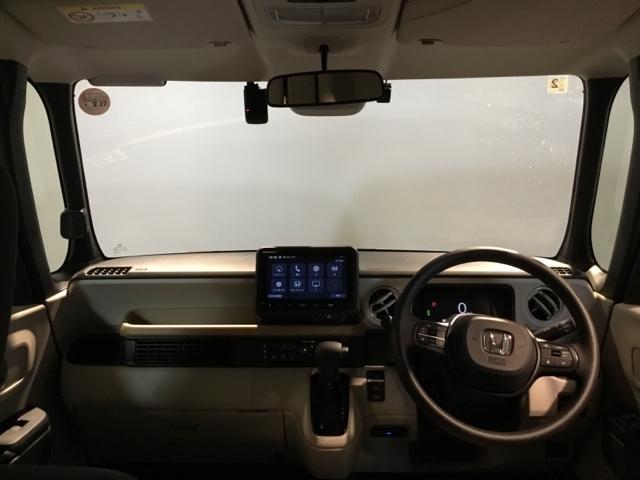 Ｎ－ＢＯＸ ベースグレード　試乗車　メモリーナビ　ドラレコ　ＥＴＣ　リアカメラ　セキュリティアラーム　地デジＴＶ　誤発信抑制機能　キーレスエントリー　前席シートヒーター　ＵＳＢポート　バックカメラ付　禁煙　スマートキ　ナビＴＶ（2枚目）