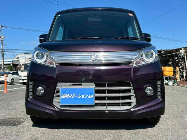 スペーシアカスタム TS ETC 両側電動スライドドア オートライト HID スマートキー アイドリングストップ 電動格納ミラー ベンチシート CVT 盗難防止システム ABS CD USB Bluetooth アルミホイール(5枚目)