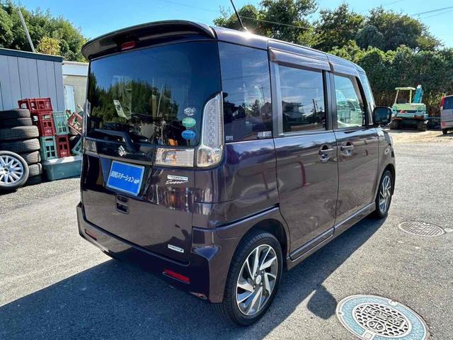 スペーシアカスタム TS ETC 両側電動スライドドア オートライト HID スマートキー アイドリングストップ 電動格納ミラー ベンチシート CVT 盗難防止システム ABS CD USB Bluetooth アルミホイール(9枚目)