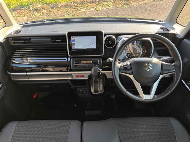 スペーシアカスタム ハイブリッドＸＳ　両側電動スライドドア　ナビ　クリアランスソナー　レーンアシスト　衝突被害軽減システム　オートライト　ＬＥＤヘッドランプ　スマートキー　アイドリングストップ　電動格納ミラー　シートヒーター　ベンチシート（2枚目）