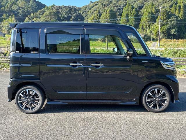 スペーシアカスタム ハイブリッドＸＳ　両側電動スライドドア　ナビ　クリアランスソナー　レーンアシスト　衝突被害軽減システム　オートライト　ＬＥＤヘッドランプ　スマートキー　アイドリングストップ　電動格納ミラー　シートヒーター　ベンチシート（14枚目）