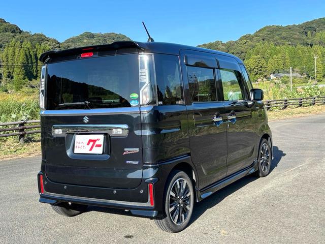 スペーシアカスタム ハイブリッドＸＳ　両側電動スライドドア　ナビ　クリアランスソナー　レーンアシスト　衝突被害軽減システム　オートライト　ＬＥＤヘッドランプ　スマートキー　アイドリングストップ　電動格納ミラー　シートヒーター　ベンチシート（15枚目）