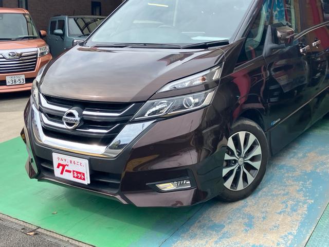 セレナ ハイウェイスター エマージェンシーブレーキ クルーズコントロール 8人乗り ナビTV アラウンドビューモニター DVD ブルーレイ Bluetooth フリップダウンモニター ドラレコ ETC オートLEDヘッドライト(3枚目)