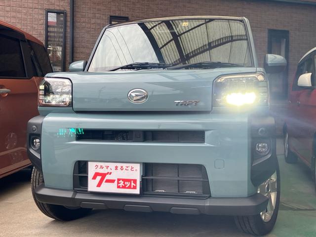 タフト Ｇ　スマートアシスト　衝突被害軽減ブレーキ　サンルーフ　オートＬＥＤヘッドライト　シートヒーター　スマートキー　プッシュスタート　オート電動格納ミラー　純正アルミホイール　禁煙車（5枚目）