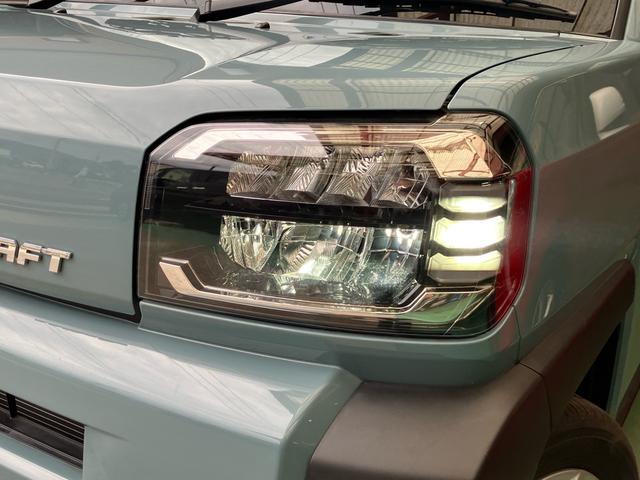 タフト Ｇ　スマートアシスト　衝突被害軽減ブレーキ　サンルーフ　オートＬＥＤヘッドライト　シートヒーター　スマートキー　プッシュスタート　オート電動格納ミラー　純正アルミホイール　禁煙車（6枚目）