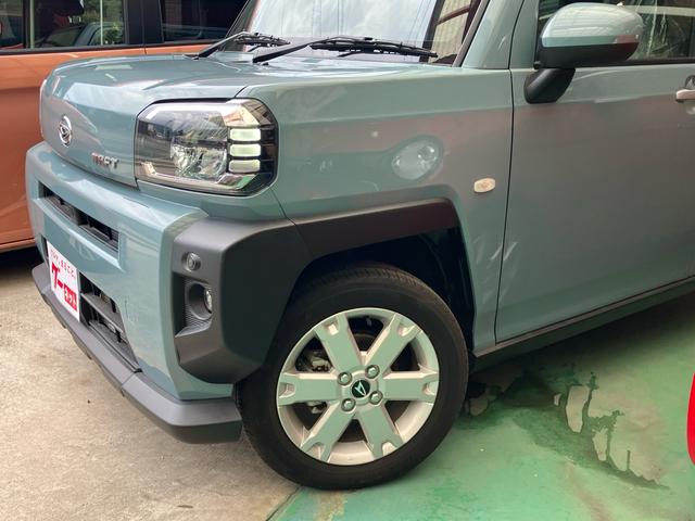 タフト Ｇ　スマートアシスト　衝突被害軽減ブレーキ　サンルーフ　オートＬＥＤヘッドライト　シートヒーター　スマートキー　プッシュスタート　オート電動格納ミラー　純正アルミホイール　禁煙車（7枚目）