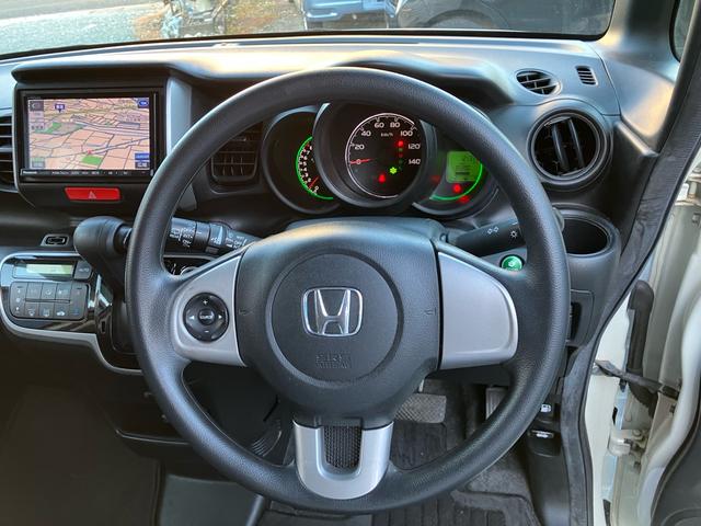 N-BOX 左側パワースライドドア ナビ フルセグTV ETC スマートキー エンジンプッシュスタート ベンチシート ABS Wエアバッグ(18枚目)