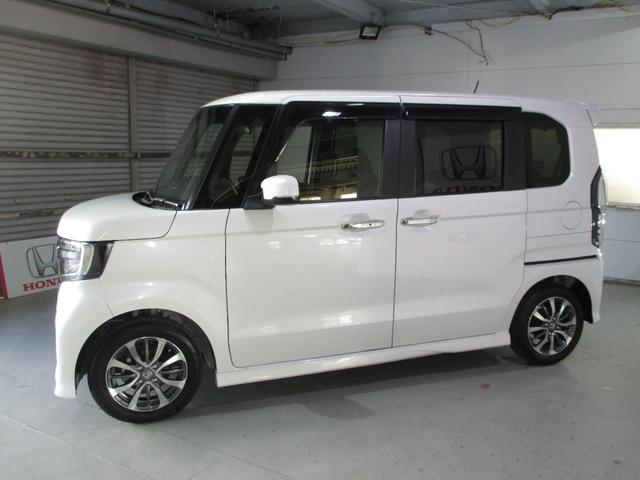 Ｎ－ＢＯＸカスタム Ｌ　ｈホンダセンシングＧａｔｈｅｒｓナビＶＸＭ－２１７ＮＢＩミュージックラックＢｌｕｅｔｏｏｔｈバックカメラＥＴＣ純正前後ドライブレコーダーシートヒーターシートバックテーブル　サイドエアバッグ　ナビＴＶ（4枚目）