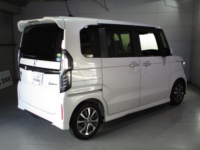 Ｎ－ＢＯＸカスタム Ｌ　ｈホンダセンシングＧａｔｈｅｒｓナビＶＸＭ－２１７ＮＢＩミュージックラックＢｌｕｅｔｏｏｔｈバックカメラＥＴＣ純正前後ドライブレコーダーシートヒーターシートバックテーブル　サイドエアバッグ　ナビＴＶ（5枚目）