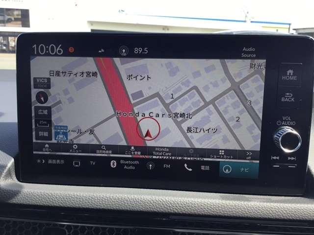 シビック ＥＸ　ターボ　衝突被害軽減ブレーキ　アイドリングストップ　スマートキー　ＥＴＣ　ナビ　フルセグＴＶ　バックカメラ　パワーシート　シートヒーター　クリアランスソナー　１８ｉｎアルミホイール（10枚目）