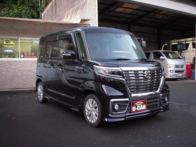 スペーシアカスタム ハイブリッドGS レーダーブレーキサポート パワスラ 地デジナビTV シートヒーター レーンアシスト ソナーセンサー(3枚目)