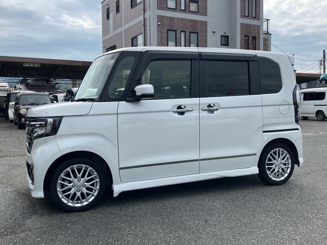 Ｎ－ＢＯＸカスタム Ｌターボ　衝突被害軽減ブレーキ　レーンアシスト　ナビＴＶ　Ｂｌｕｅｔｏｏｔｈ　パドルシフト　クルーズコントロール　ハーフレザーシート　シートヒーター　両側パワースライド　オートＬＥＤヘッドライト　純正１５アルミ（13枚目）