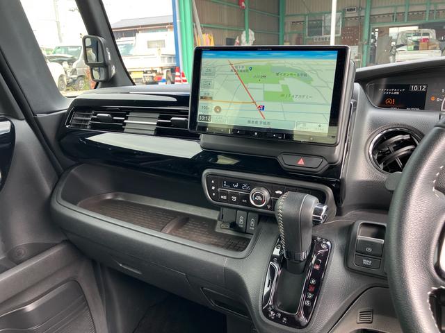 Ｎ－ＢＯＸカスタム Ｌターボ　衝突被害軽減ブレーキ　レーンアシスト　ナビＴＶ　Ｂｌｕｅｔｏｏｔｈ　パドルシフト　クルーズコントロール　ハーフレザーシート　シートヒーター　両側パワースライド　オートＬＥＤヘッドライト　純正１５アルミ（47枚目）