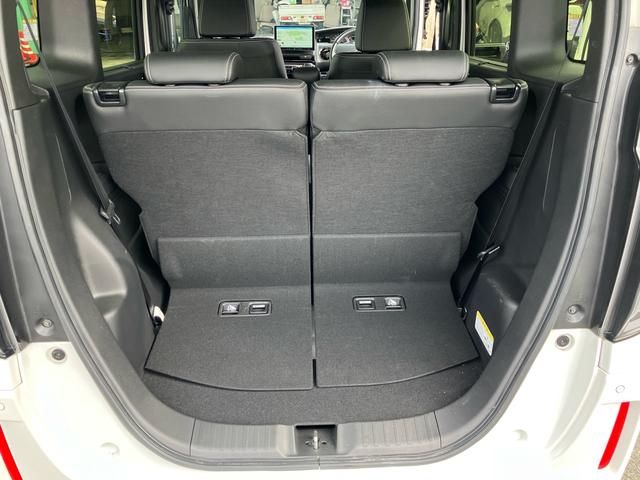 Ｎ－ＢＯＸカスタム Ｌターボ　衝突被害軽減ブレーキ　レーンアシスト　ナビＴＶ　Ｂｌｕｅｔｏｏｔｈ　パドルシフト　クルーズコントロール　ハーフレザーシート　シートヒーター　両側パワースライド　オートＬＥＤヘッドライト　純正１５アルミ（76枚目）