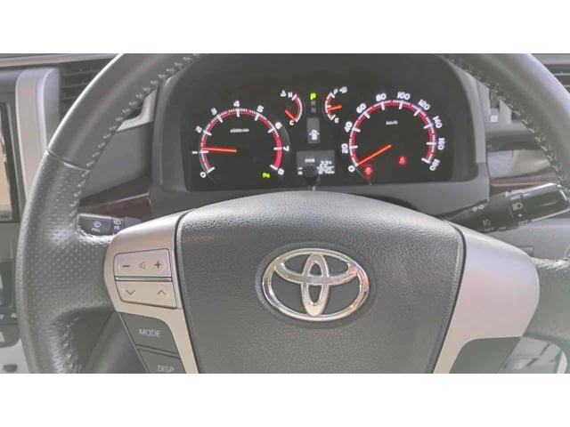 アルファード ２４０Ｓ　ドライブレコーダー　ＥＴＣ　ナビ　クリアランスソナー　両側スライド・片側電動　ＨＩＤ　スマートキー　ＣＶＴ　アルミホイール　盗難防止システム　衝突安全ボディ　ＡＢＳ　ＥＳＣ　エアコン（10枚目）