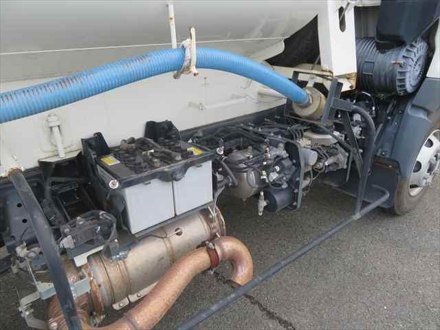 ヒノレンジャー 4t散水車 極東開発製 前後散水 サブエンジン付 吸水ホース付 消防ホース ノズル付 190馬力 ETC付(22枚目)