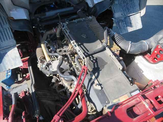 スーパーグレート スーパーグレートV 10.2t脱着装置付コンテナ専用車 極東開発製 ツインホイスト 420馬力 ハイルーフ 2デフ タコグラフ有 ナンバー付(14枚目)