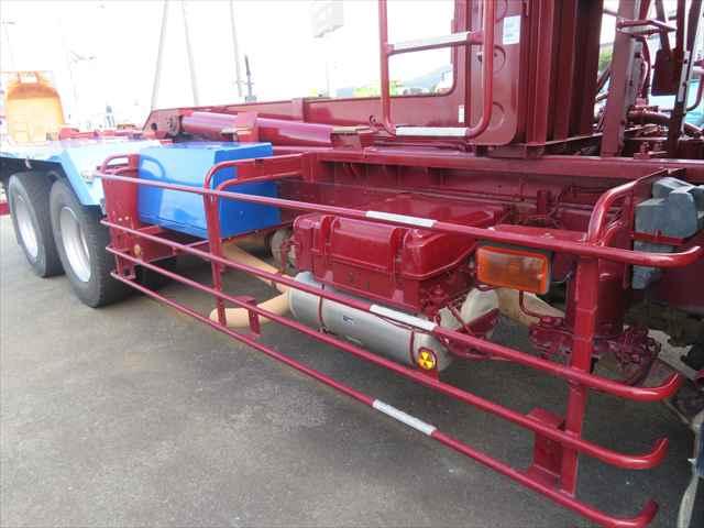 スーパーグレート スーパーグレートV 10.2t脱着装置付コンテナ専用車 極東開発製 ツインホイスト 420馬力 ハイルーフ 2デフ タコグラフ有 ナンバー付(15枚目)