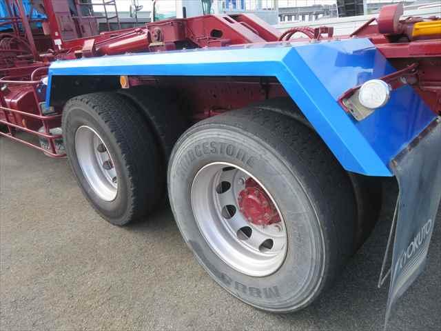 スーパーグレート スーパーグレートV 10.2t脱着装置付コンテナ専用車 極東開発製 ツインホイスト 420馬力 ハイルーフ 2デフ タコグラフ有 ナンバー付(23枚目)