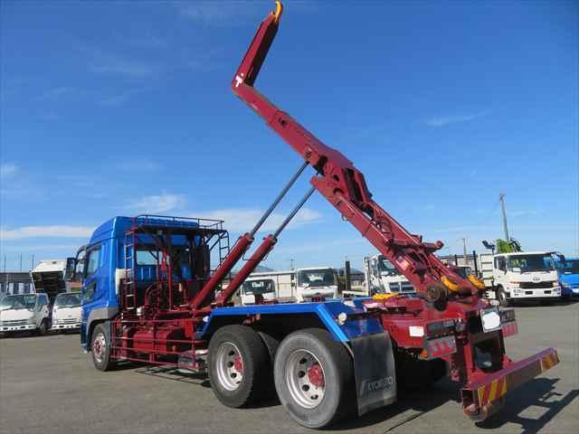 スーパーグレート スーパーグレートV 10.2t脱着装置付コンテナ専用車 極東開発製 ツインホイスト 420馬力 ハイルーフ 2デフ タコグラフ有 ナンバー付(27枚目)