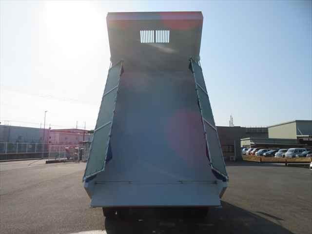 ファイター 4tLゲートダンプ 極東開発製 型式:DD04-53A 電動コボレーン付 R7年式 車検整備付 積載3250kg 220馬力 走行647km ドラレコ付(32枚目)