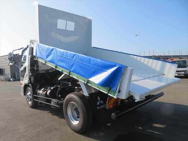 ファイター 4tLゲートダンプ 極東開発製 型式:DD04-53A 電動コボレーン付 R7年式 車検整備付 積載3250kg 220馬力 走行647km ドラレコ付(35枚目)