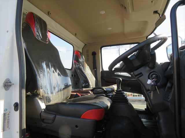 ヒノレンジャー 4段R/Cクレーン付平ボデー ユニック製 型式:URG344 フックイン付 クレーン能力2.93t吊り 差し違いアウトリガー 三方開 210馬力 積載2400kg ETC付(51枚目)