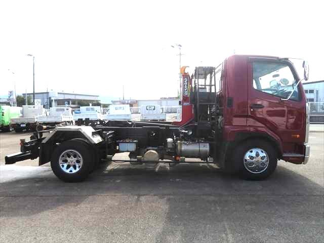 ファイター ４ｔ脱着式コンテナ専用車　車検整備付　極東開発製　型式：ＪＭ０４－５５　ツインホイスト　積載３６００ｋｇ　２２０馬力　ＥＴＣ付　バッテリー新品（5枚目）