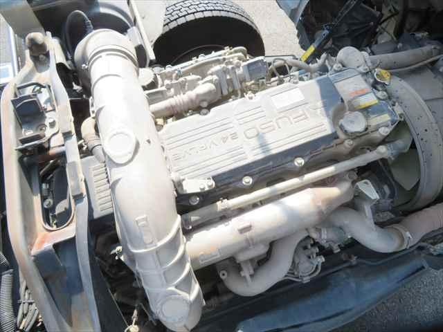 ファイター ４ｔ脱着式コンテナ専用車　車検整備付　極東開発製　型式：ＪＭ０４－５５　ツインホイスト　積載３６００ｋｇ　２２０馬力　ＥＴＣ付　バッテリー新品（16枚目）