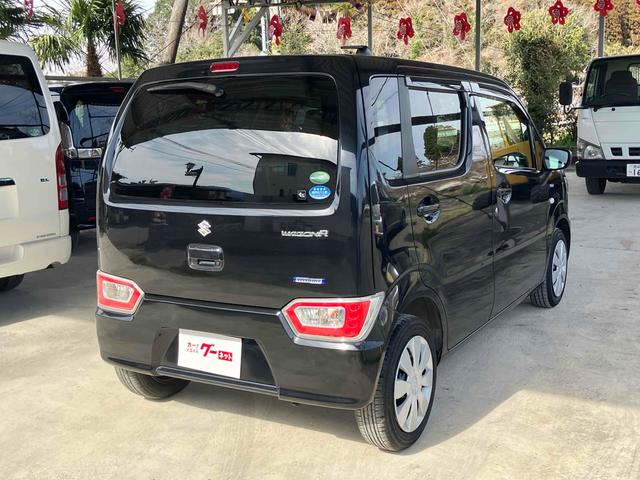 ワゴンＲ ハイブリッドＦＸ　レーンアシスト　衝突被害軽減システム　オートライト　スマートキー　アイドリングストップ　電動格納ミラー　シートヒーター　ベンチシート　ＣＶＴ　盗難防止システム　ＡＢＳ　ＥＳＣ　ＣＤ（16枚目）