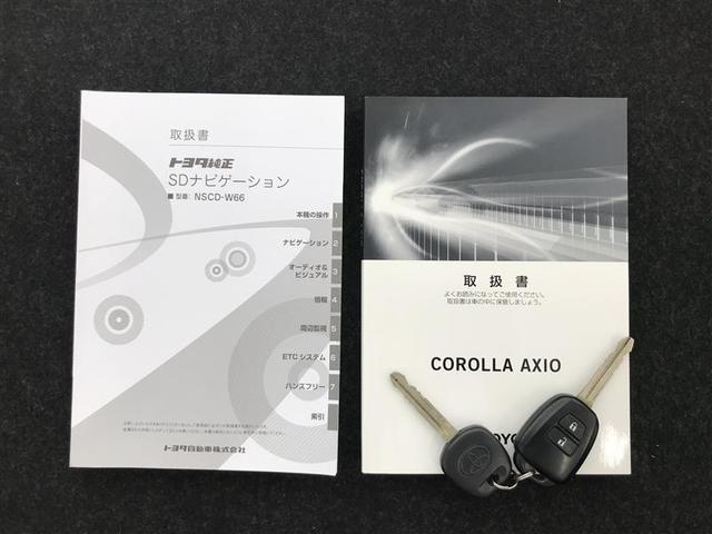 カローラアクシオ ハイブリッド　ＥＳＣ　ワンセグテレビ　エアコン　ワイヤレスキー　ＰＣＳ　デュアルエアバッグ　サイドエアバッグ　ナビＴＶ　パワーステアリング　運転席エアバッグ　メモリナビ　ＡＢＳ　ＰＷ　メディアプレイヤー接続（25枚目）