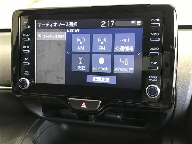 ヤリスクロス ハイブリッドＧ　ＴＳＳ　１００Ｖ　イモビライザー　バックモニタ－　エアコン　ナビ　インテリキー　パワーウィンド　Ｗエアバック　オートクルーズ　メディアプレイヤー接続　キーフリー　横滑防止装置　サイドエアバッグ　アルミ（8枚目）