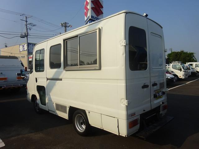 1.1t ハイブリッド 荷台ステンレス張り 左サッシ取付(5枚目)
