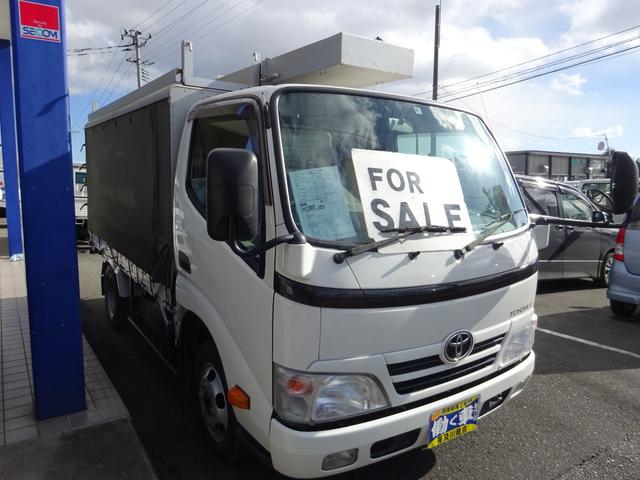 トヨエース 　８ナンバー工作車　ガス工事仕様　幌　荷台棚付き　５速マニュアル　ナビＴＶ　ＥＴＣ　左右電動格納ミラー　ガソリン車　　平ボディー構造変更可能（9枚目）