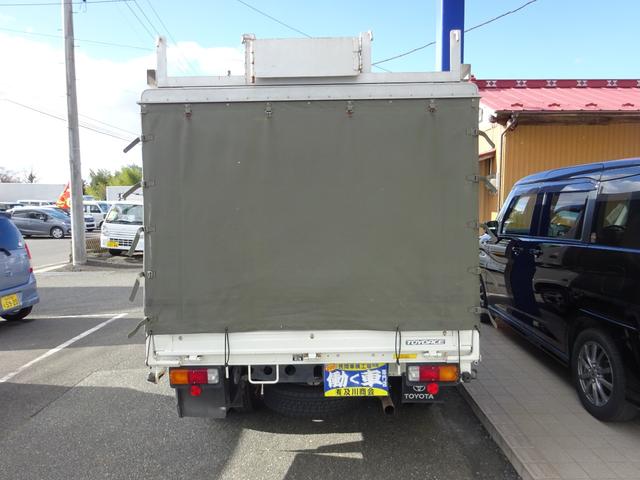 トヨエース 　８ナンバー工作車　ガス工事仕様　幌　荷台棚付き　５速マニュアル　ナビＴＶ　ＥＴＣ　左右電動格納ミラー　ガソリン車　　平ボディー構造変更可能（13枚目）