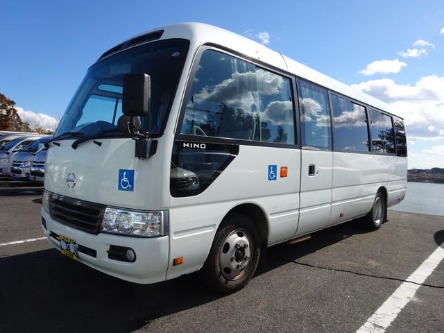 リエッセII 　福祉車両　リフト付き　車イス２台固定　２４人乗り　自動扉　オートステップ　マイク　ナビ　バックカメラ　ＥＴＣ　左側電動格納ミラー　オートマ（3枚目）