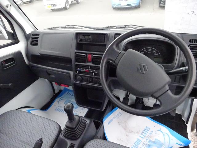 キャリイトラック ＫＣエアコン・パワステ　４ＷＤ　５速マニュアル　エアコン　パワステ　ドアバイザー　運転席助手席エアバック　ＡＭＦＭラジオ　荷台ゴムマット（35枚目）